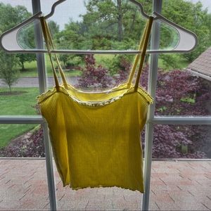 Cute yellow tank. Only worn once